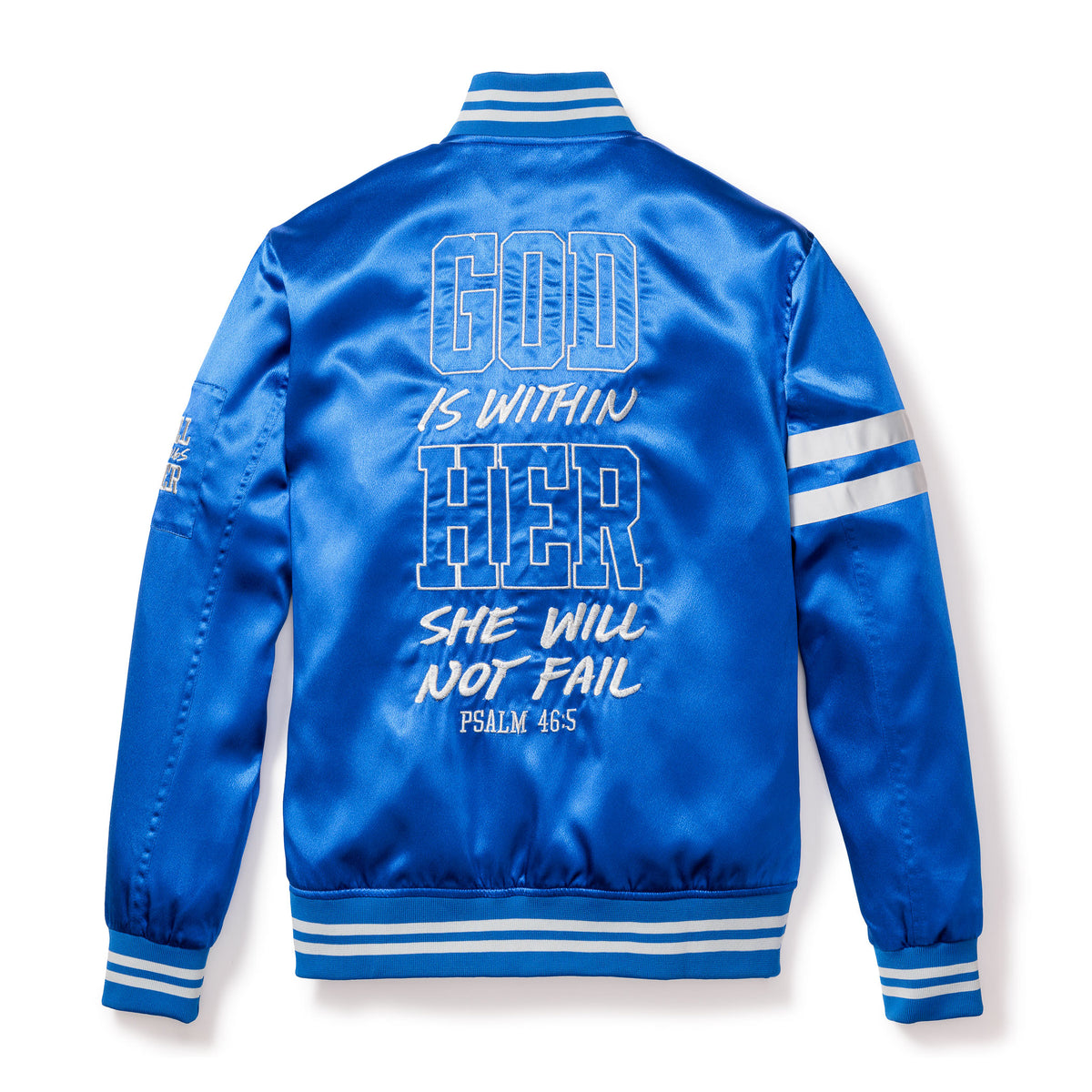 WITHIN HER - WOMEN&#39;S BOMBER JACKET - ROYAL BLUE (Limited Edition)