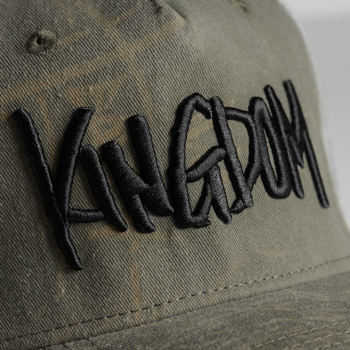 3:16 Collection Hat Kingdom Distressed Cap - Olive