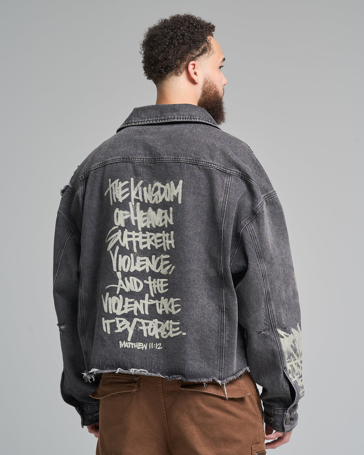 316collection Denim Kingdom Denim Jacket - Black