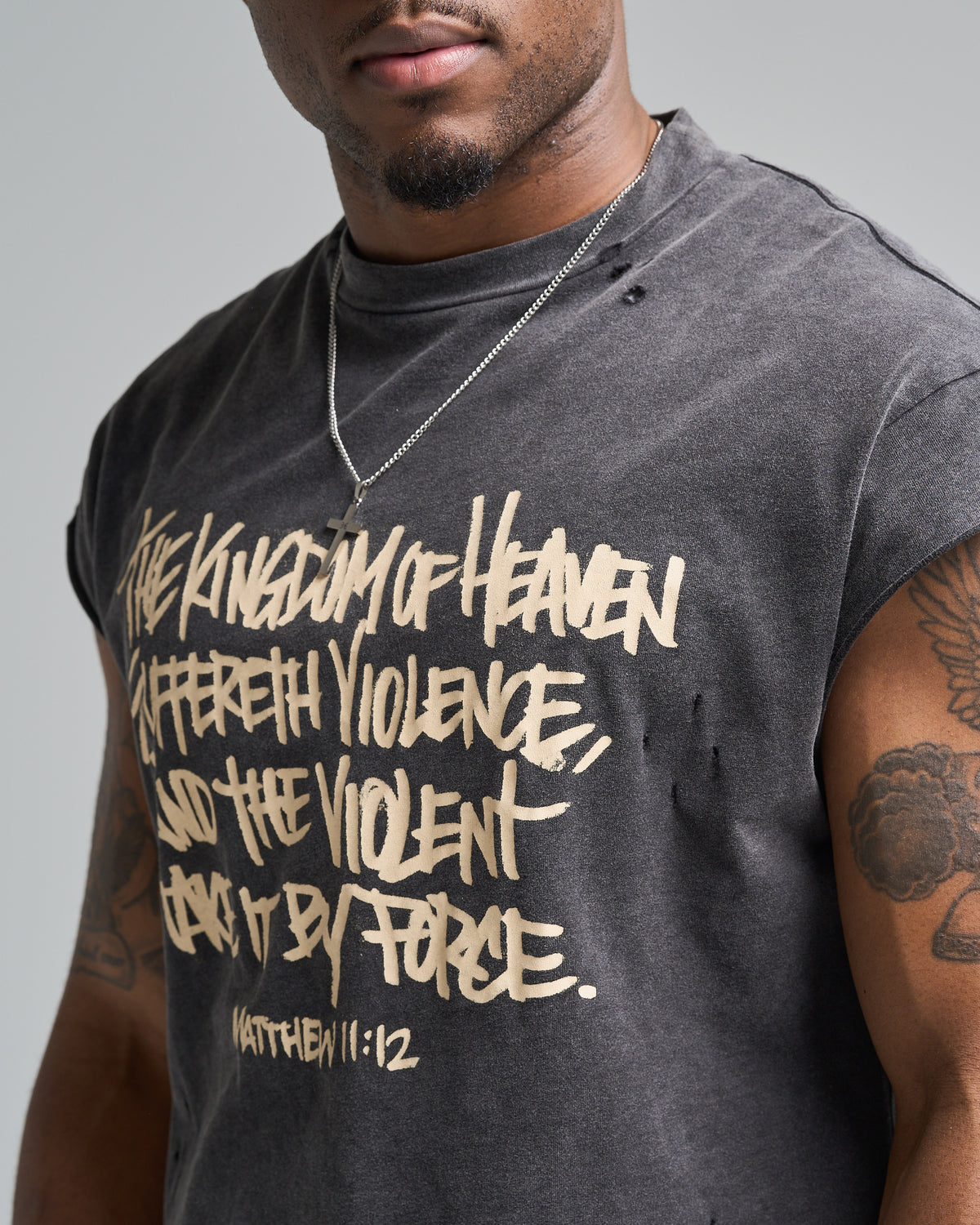 316collection Kingdom Cap Sleeve Tee - Black