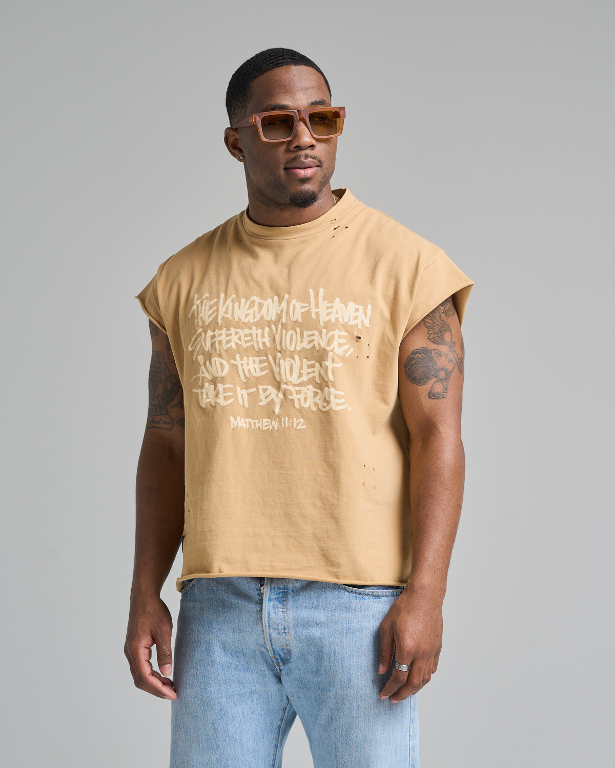 316collection Kingdom Cap Sleeve Tee - Italian Clay