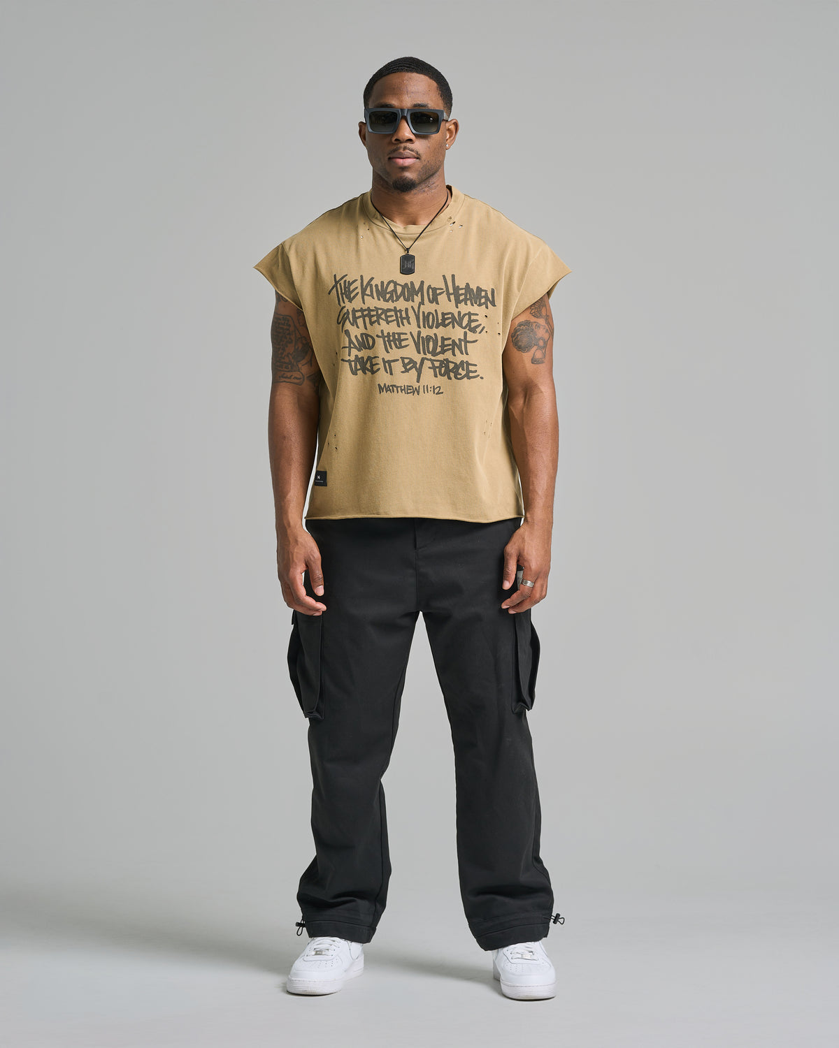 316collection Kingdom Cap Sleeve Tee - Olive