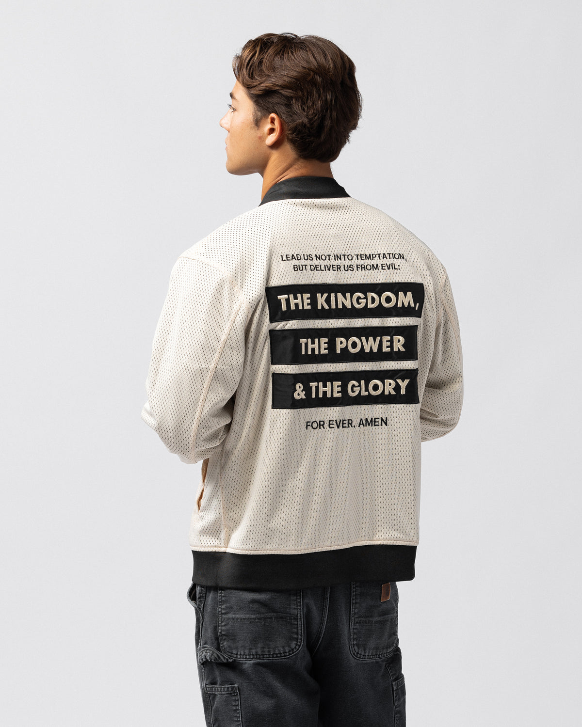 316collection Lord's Prayer - Reversible Bomber Jacket