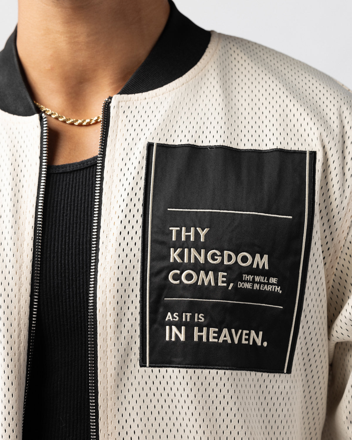 316collection Lord's Prayer - Reversible Bomber Jacket