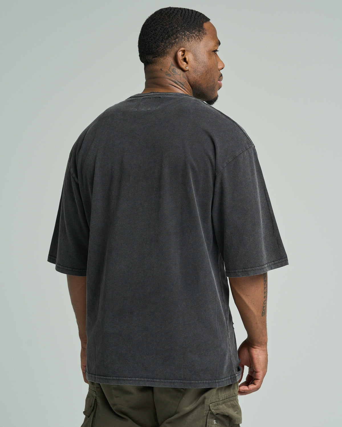 John The Baptist Oversized Tee - Black