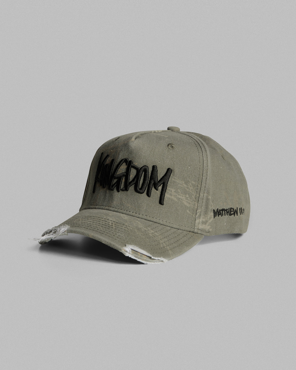 Kingdom Distressed Cap - Olive