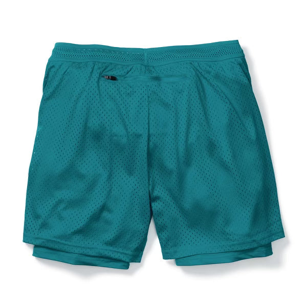 3:16 Eternal Life - Double Layer Athletic Short - Deep Lake