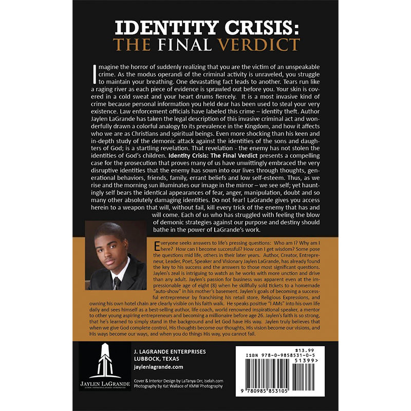 Identity Crisis: The Final Verdict by Jaylen LaGrande