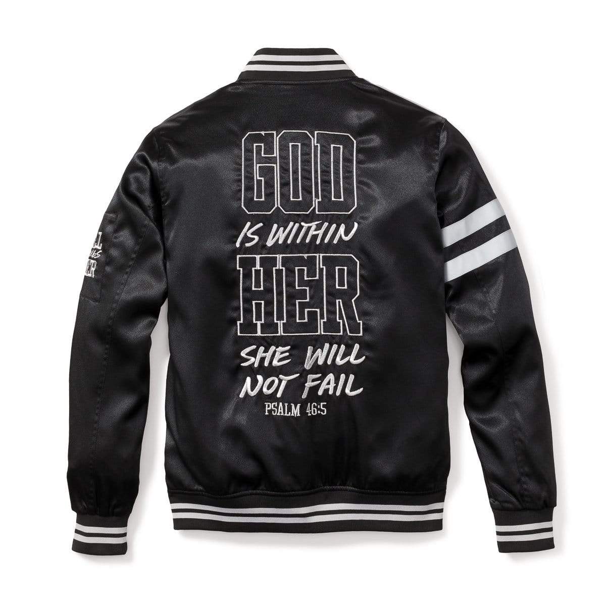 3:16 Collection Jacket XS WITHIN HER - WOMEN'S BOMBER JACKET - BLACK